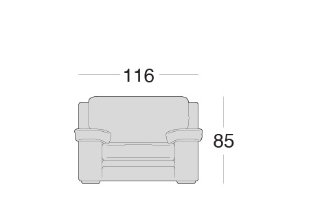 Divano Dahra - Brunati Meda