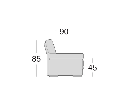 Divano Dahra - Brunati Meda