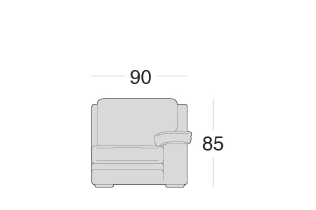 Divano Dahra - Brunati Meda