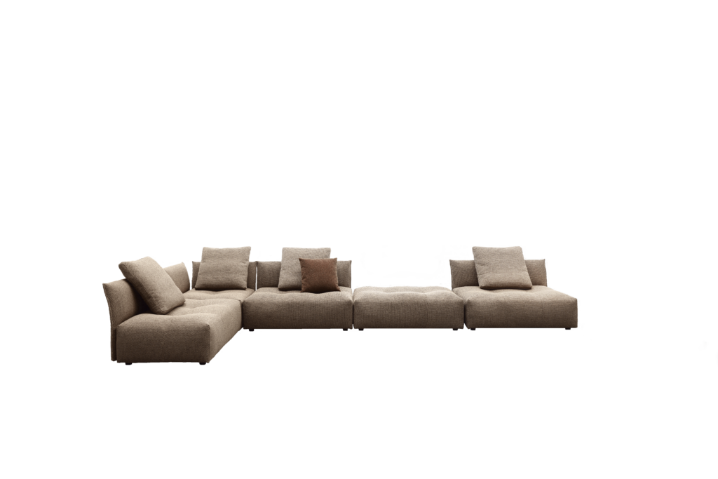 Divano Sirio Brunati Meda silhouette